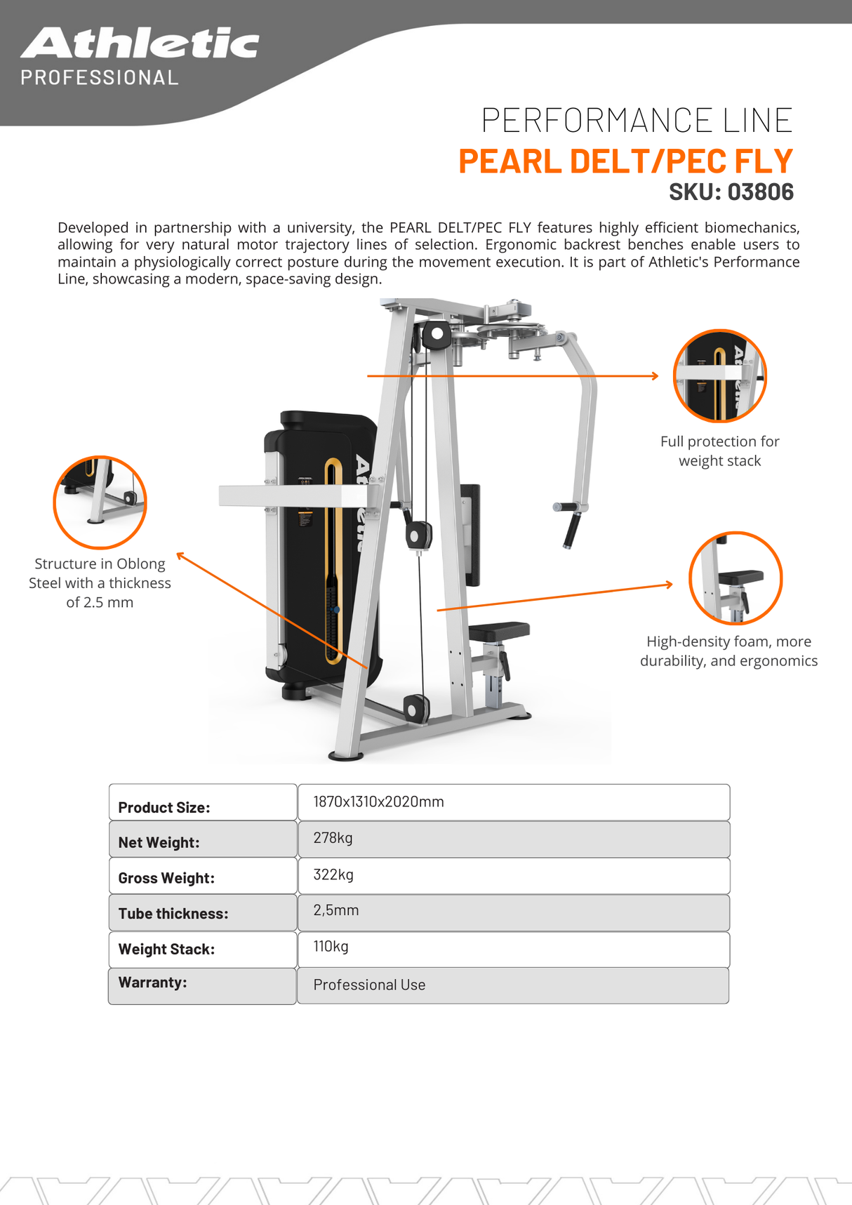 Pec Dec and Rear Delt Fly Machine - 03806