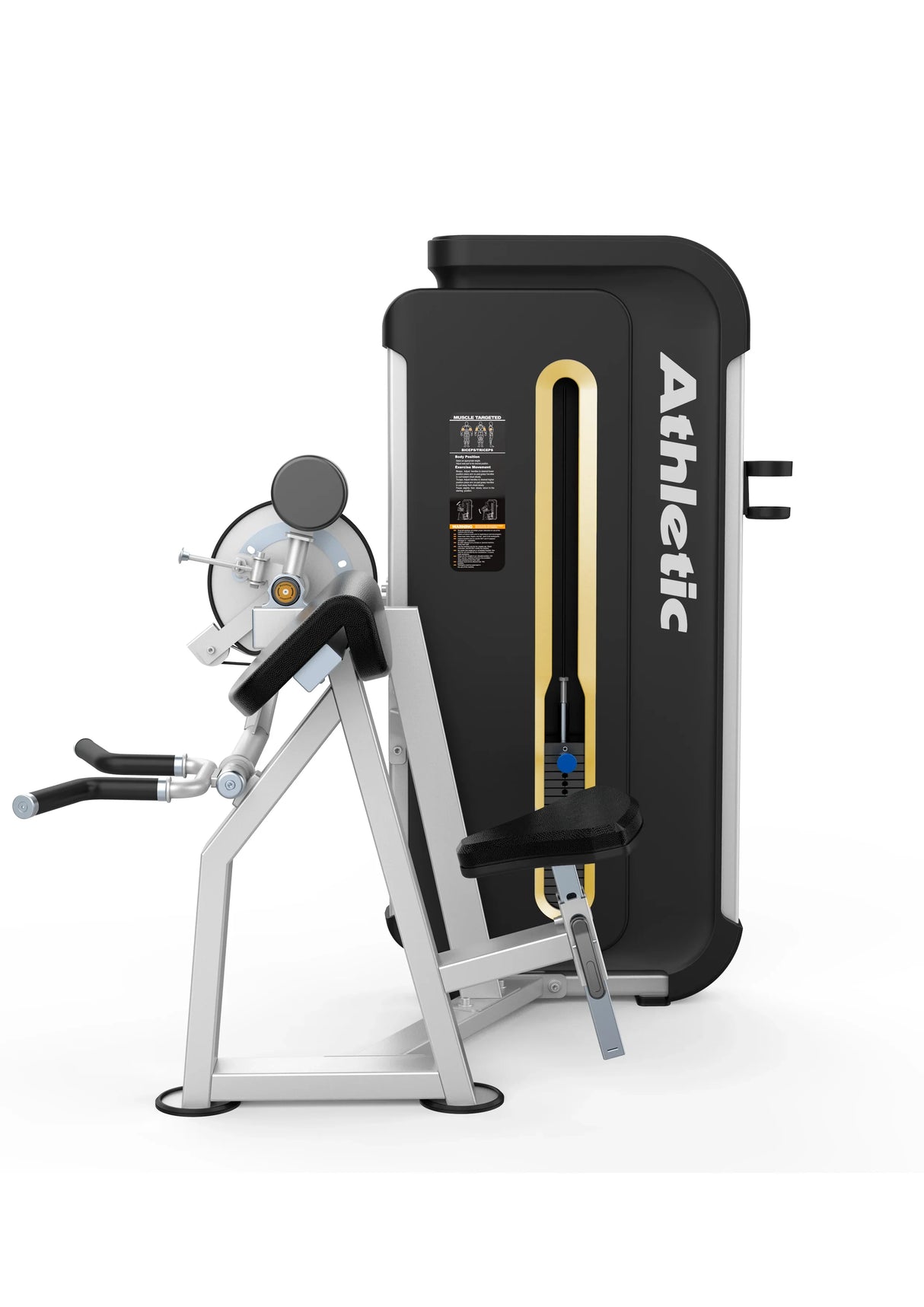 Camber Curls & Triceps Extension Machine - 04327 - Almac Sports