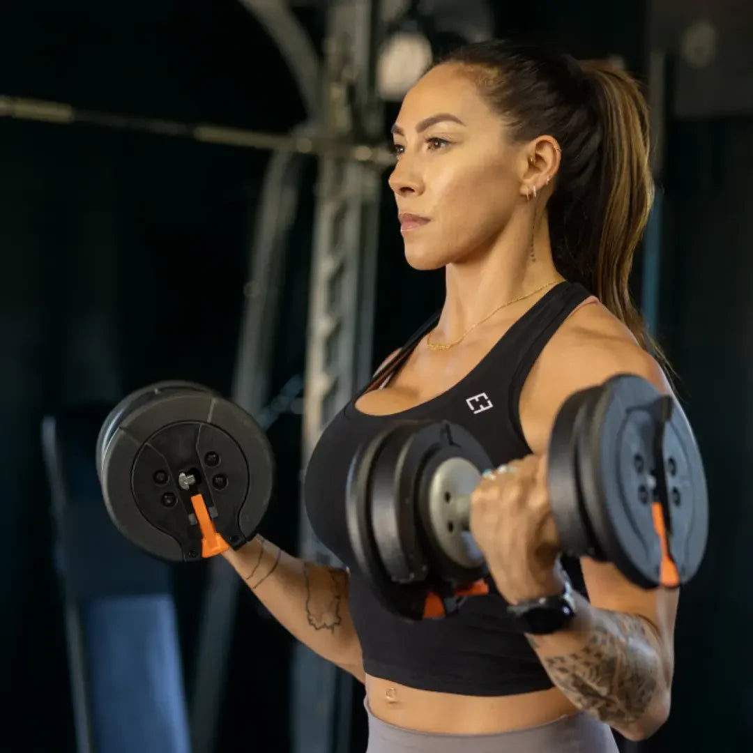 55 Lb Select-A-Weight Dumbbells - Almac Sports