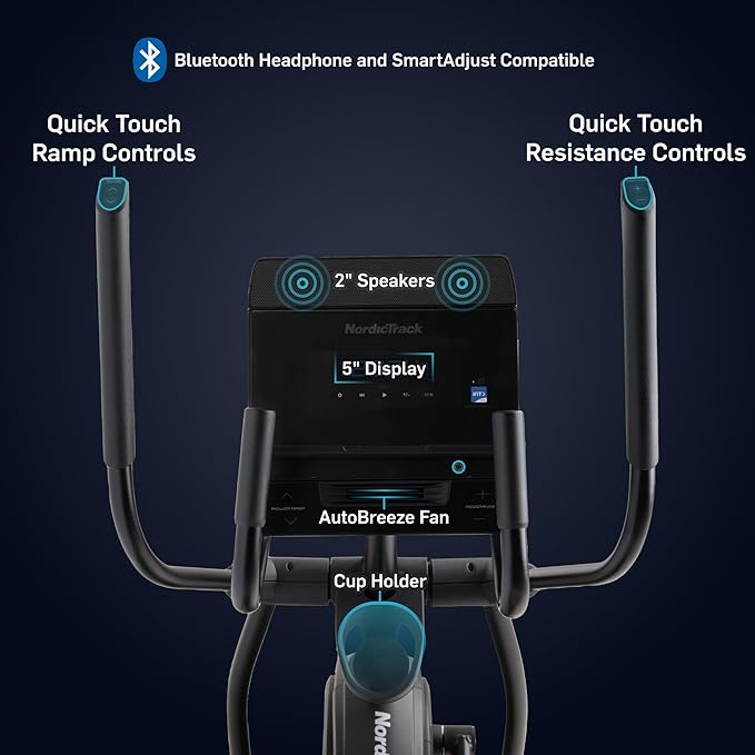 Features and Display of NordicTrack Airglide LE Elliptical Crosstrainer