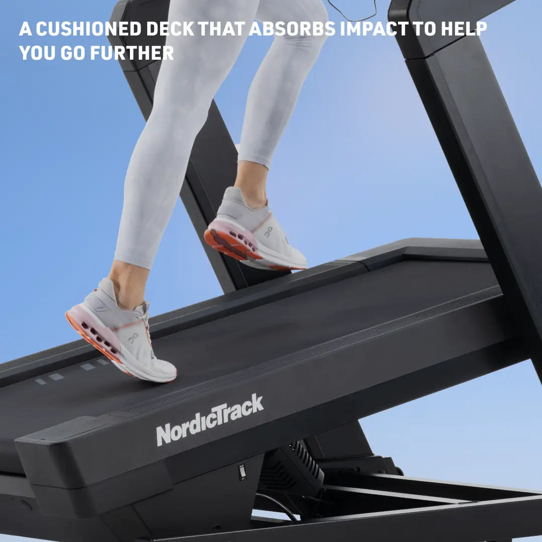 Running Surface of NordicTrack X24 Treadmill at Home Gym