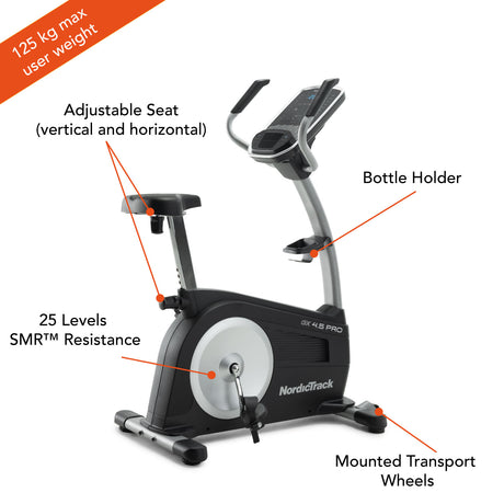 Upright Bike GX 4.5 Pro - Almac Sports