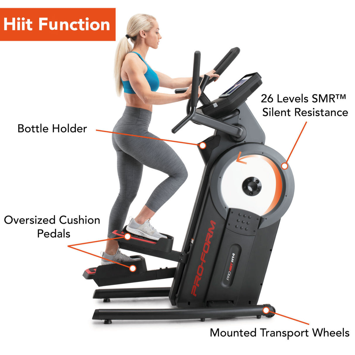 Cardio HIIT Trainer Features