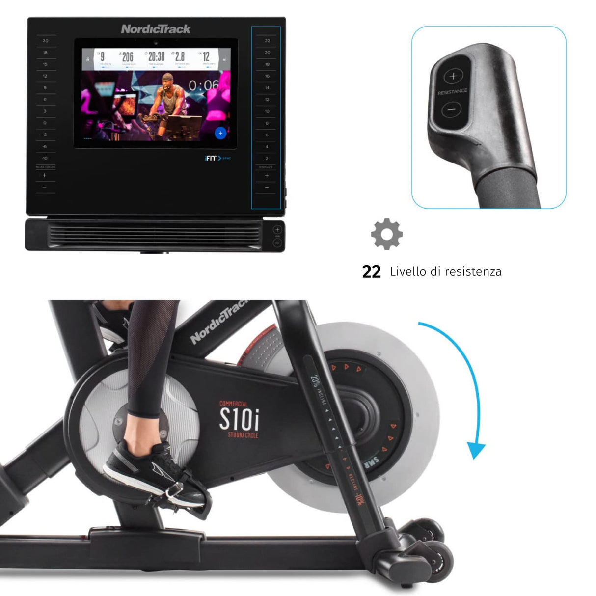 Spin Bike S10i - Almac Sports Resistance