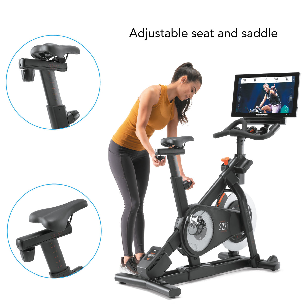 NordicTrack Spin Bike S22i Seat