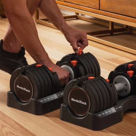 55 Lb Select-A-Weight Dumbbells