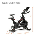 Proform Spin Bike 500 SPX Dimensions